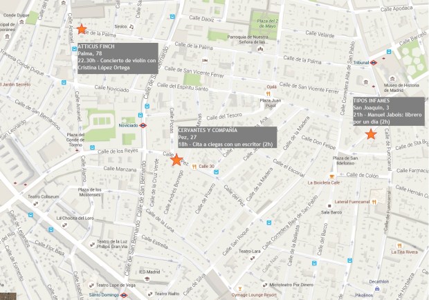 Ruta al norte de Gran Vía